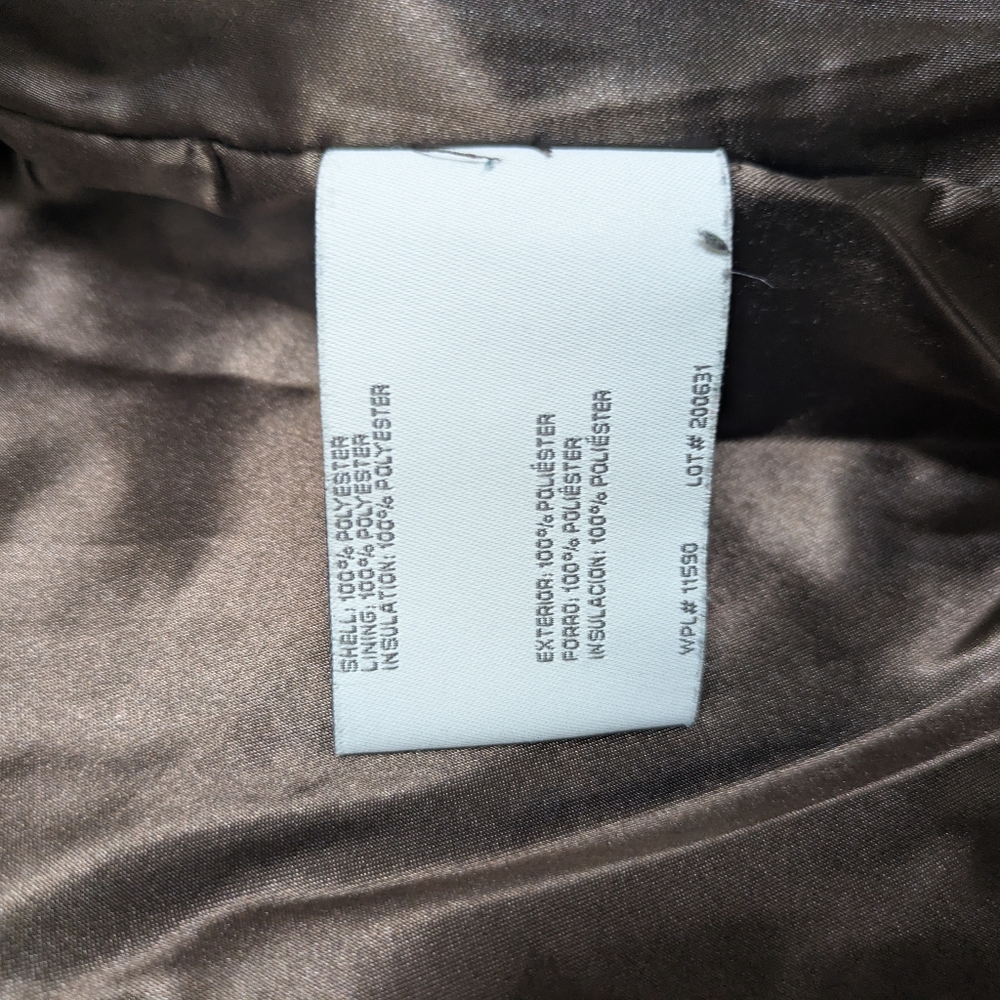 Weatherproof Brown Quilted Sleeveless Puffer Vest - Picture 7 of 8